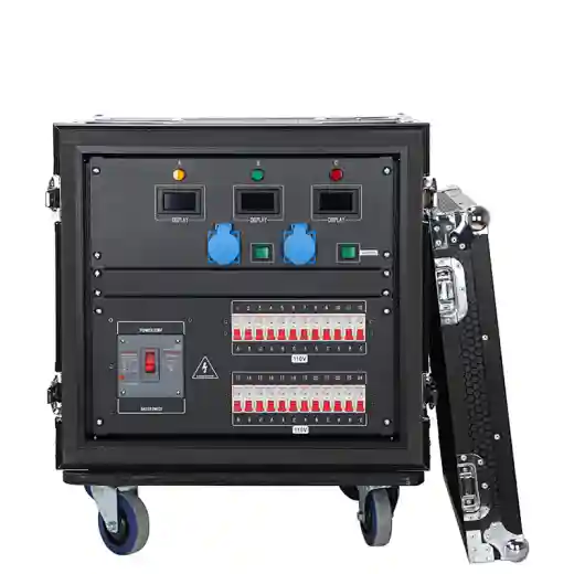 Pro 12chs 20A Power Distro Box with Edison & Powercon Output